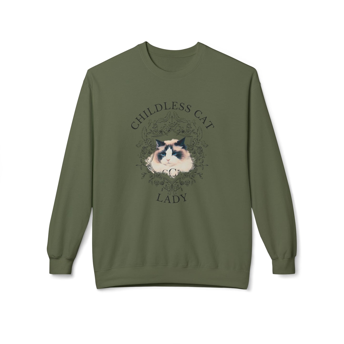 Unisex Cozy Childless Cat Lady Sweatshirt