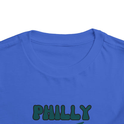 Toddler Bluey Design Philadelphia Eagles Football -Inspired T-Shirt