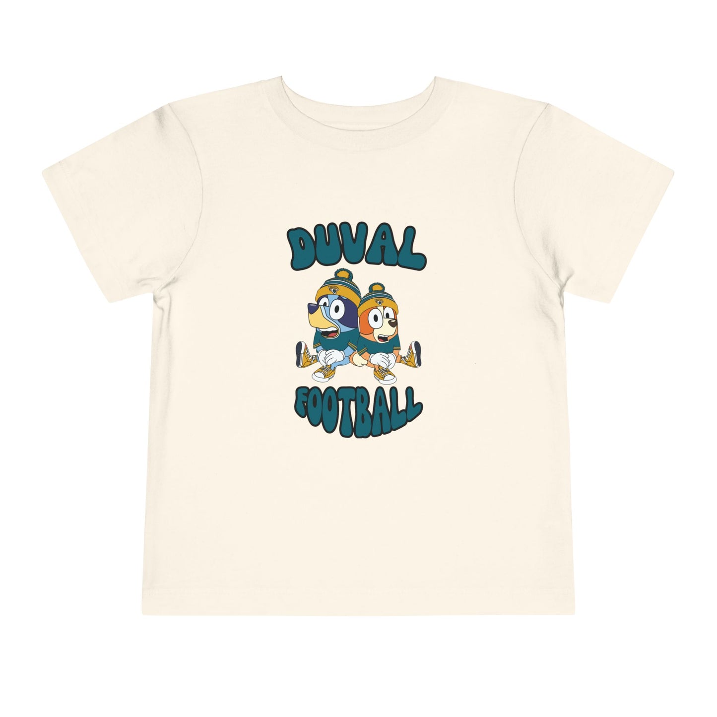 Toddler Bluey & Bingo Design Jaguars Football - Inspired T-Shirt