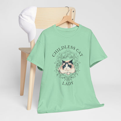 Unisex Childless Cat Lady T-Shirt