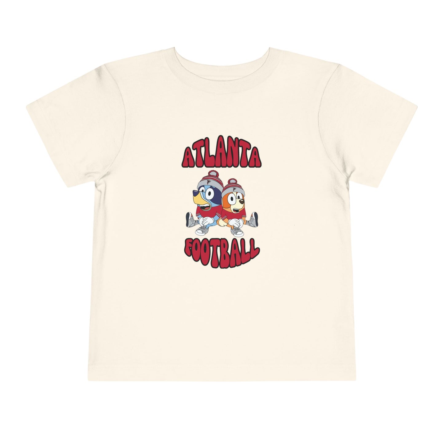 Toddler Bluey & Bingo Design Falcons Football - Inspired T-Shirt