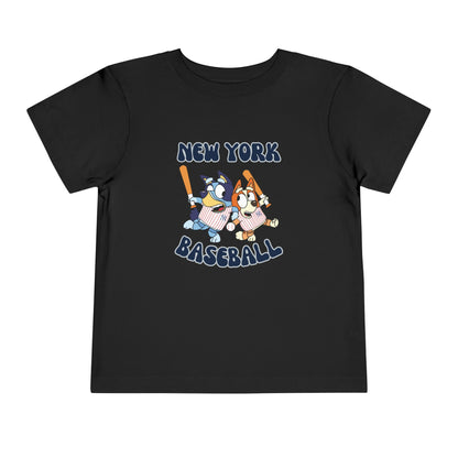 Toddler Bluey Design NY Yankees - Inspired T-Shirt