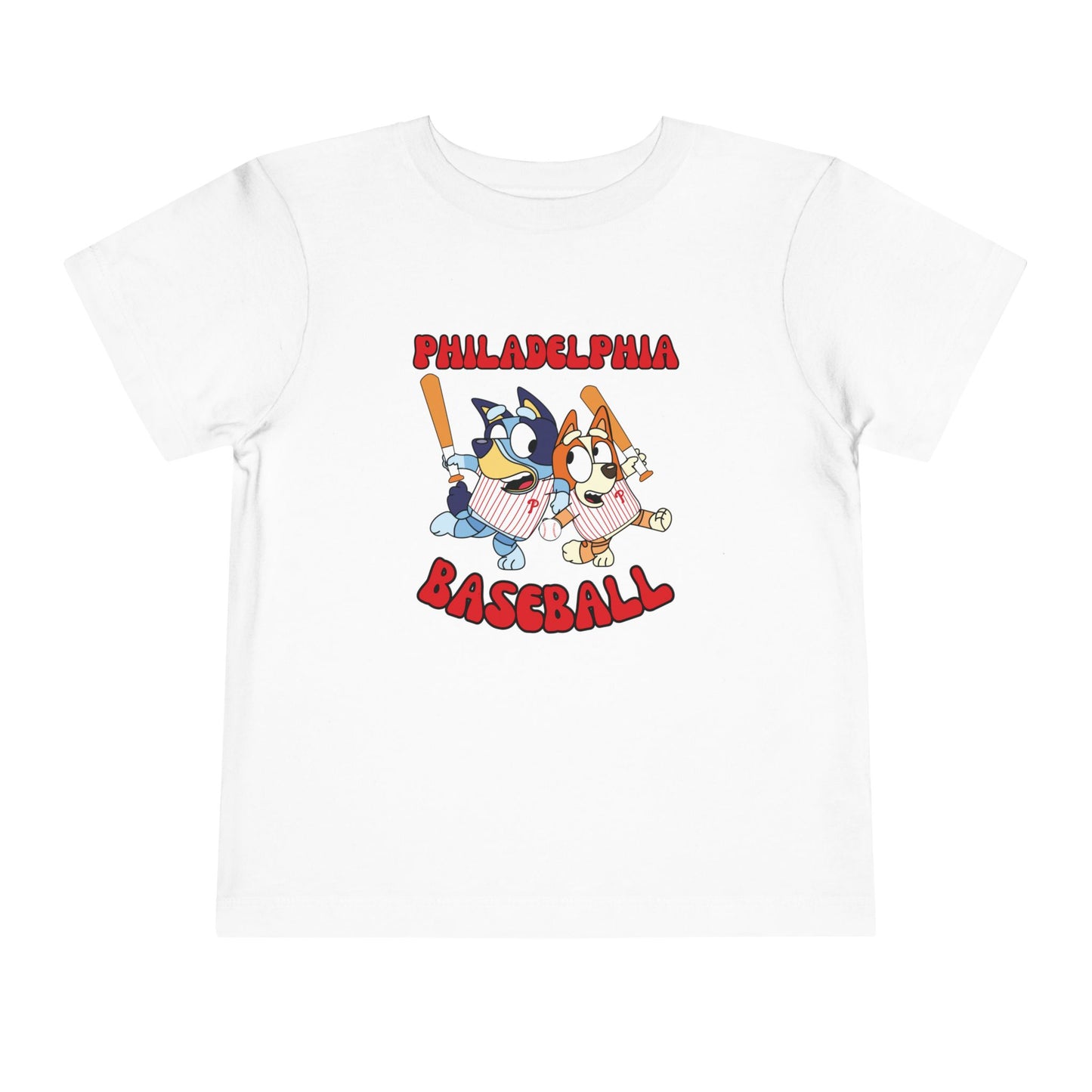 Toddler Bluey Design Philadelphia Phillies - Inspired T-Shirt