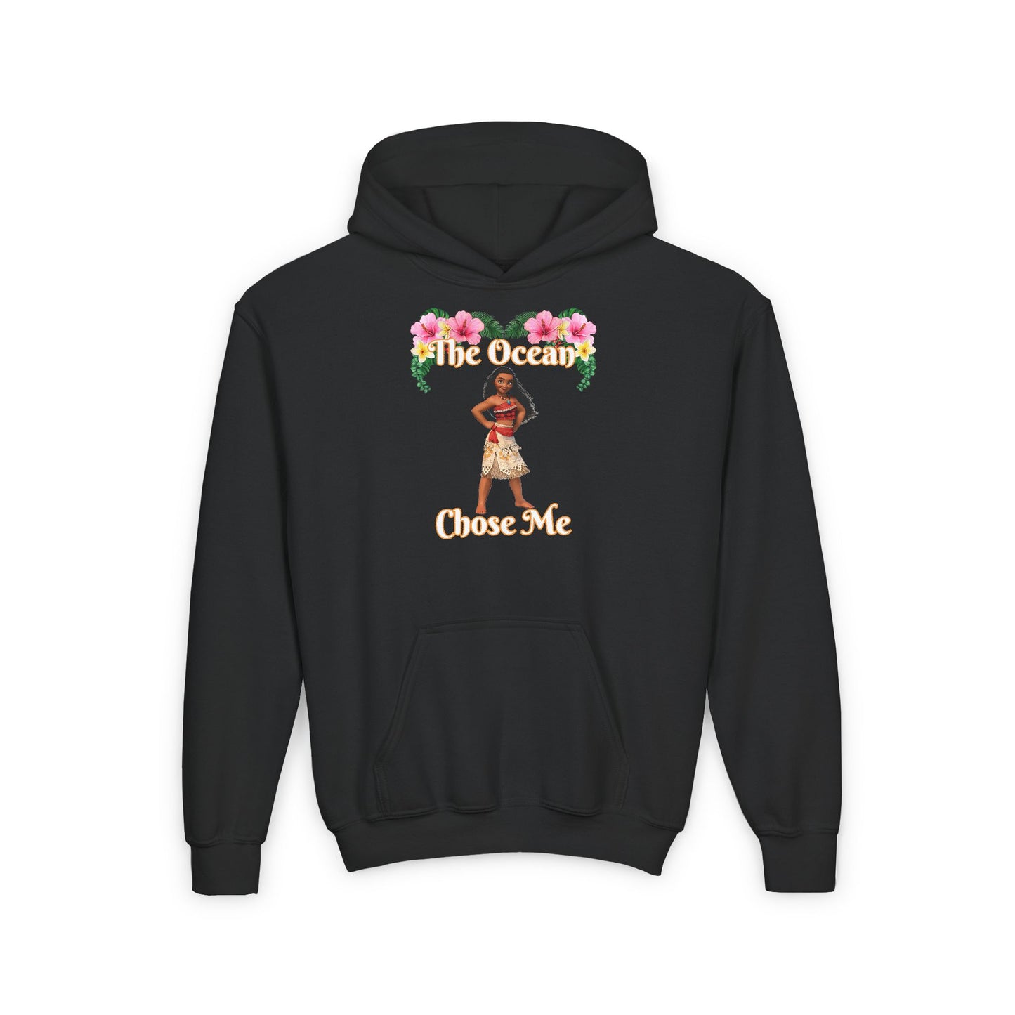 Moana Youth Hoodie - The Ocean Chose Me