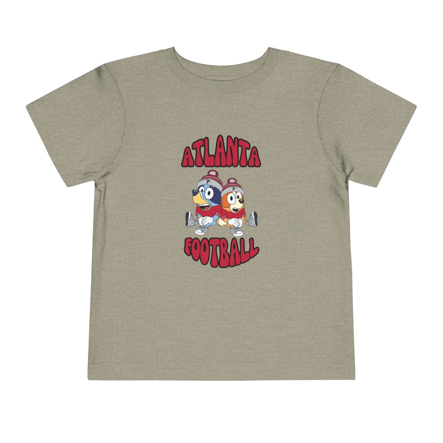 Toddler Bluey & Bingo Design Falcons Football - Inspired T-Shirt