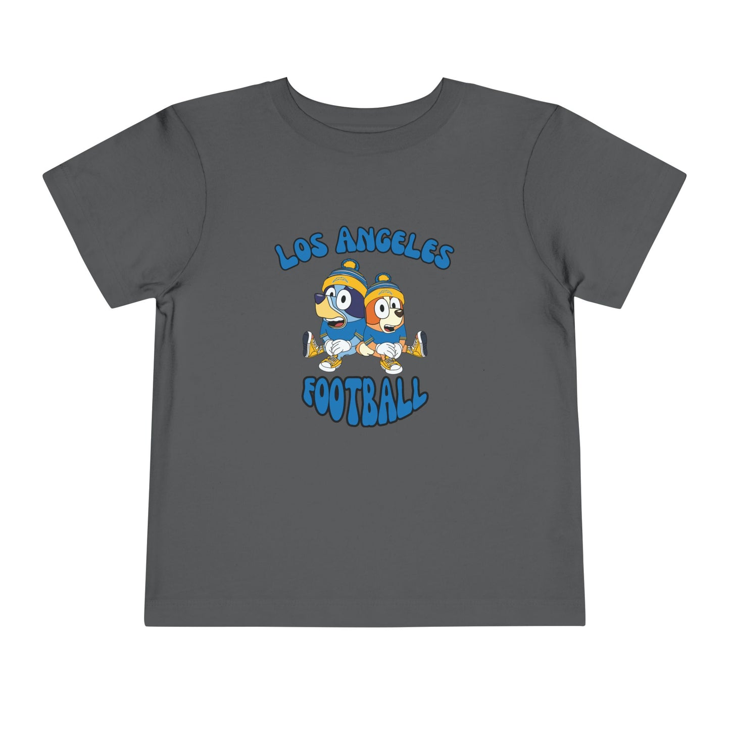 Toddler Bluey & Bingo Design Chargers Football - Inspired T-Shirt