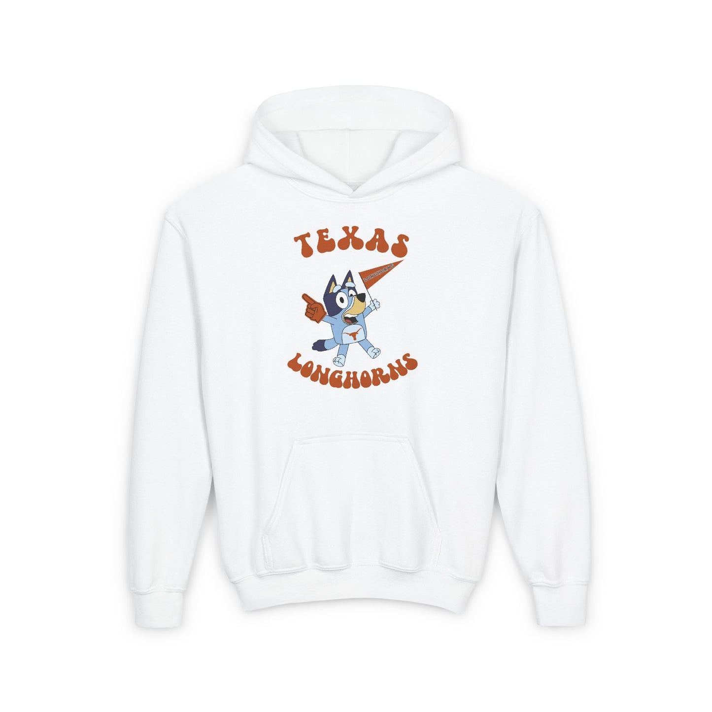 Customizable Bluey Youth College Team Design Hoodie - Choose Any College