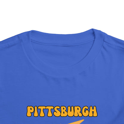 Toddler Bluey Design Pittsburgh Steelers Football -Inspired T-Shirt