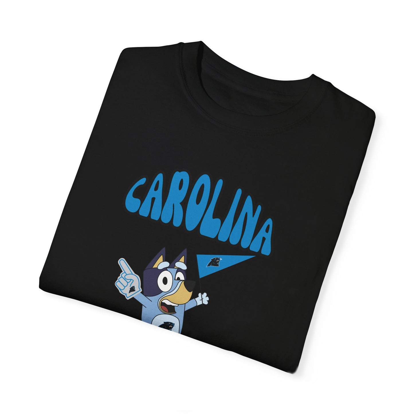 Unisex Bluey Design Carolina Panthers -Inspired T-Shirt