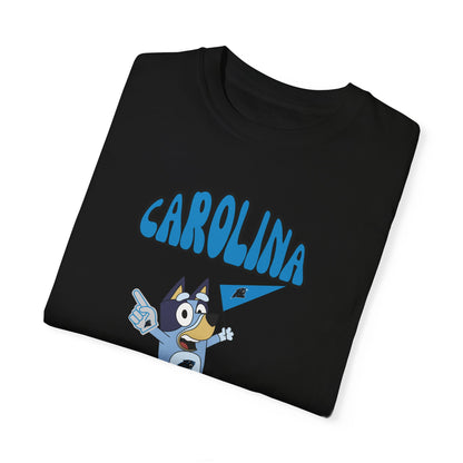 Unisex Bluey Design Carolina Panthers -Inspired T-Shirt