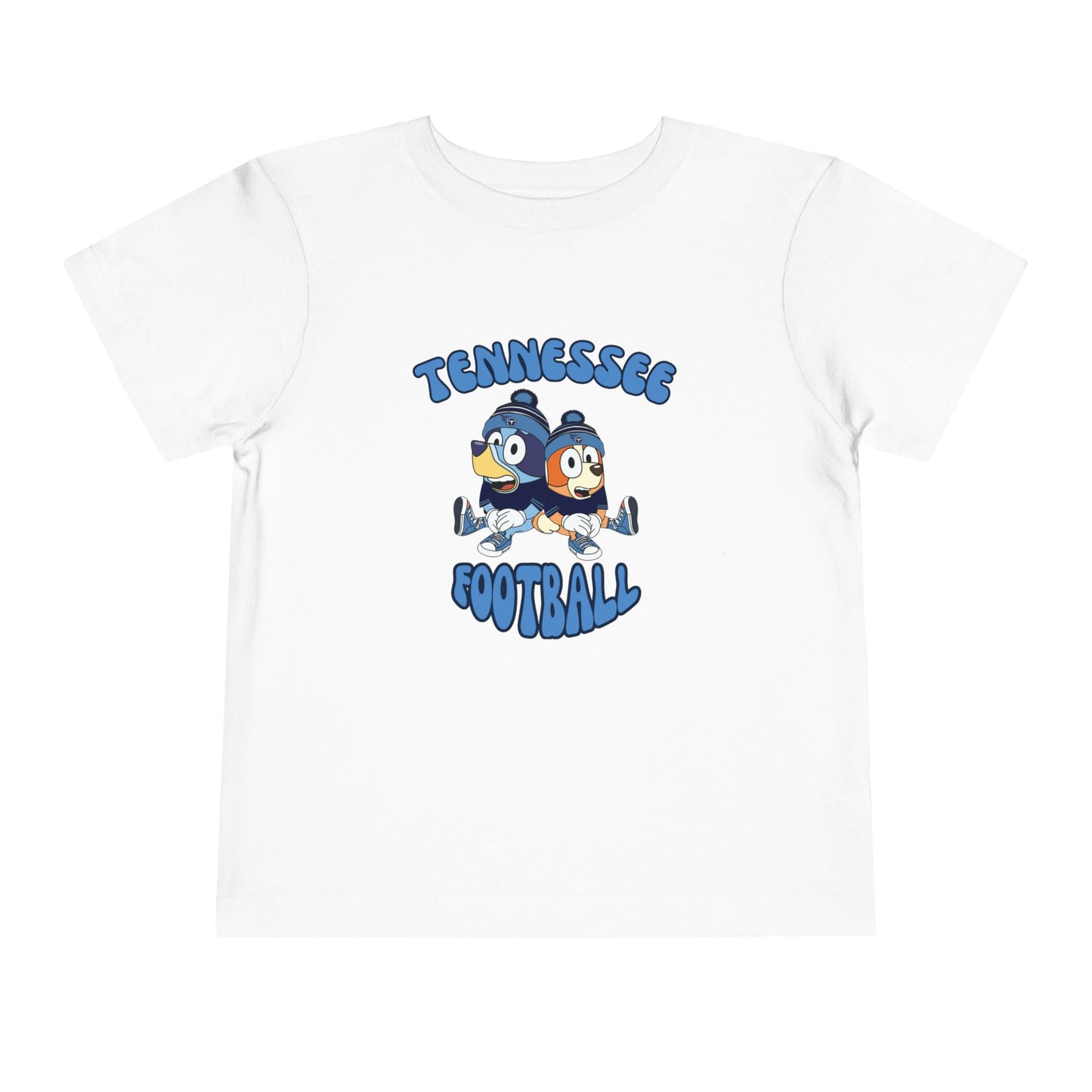 Toddler Bluey & Bingo Design Titans Football - Inspired T-Shirt