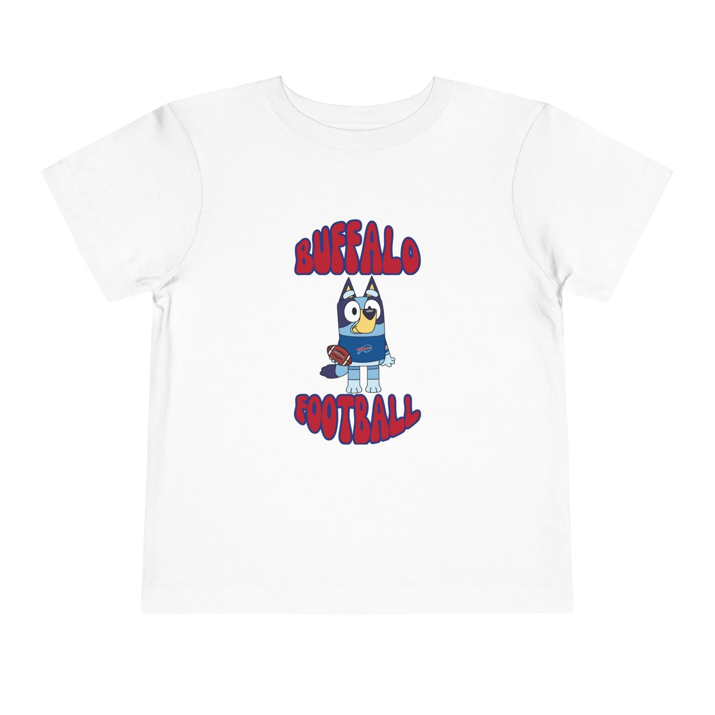 Toddler Bluey Design Buffalo Bills Football - Inspired T-Shirt