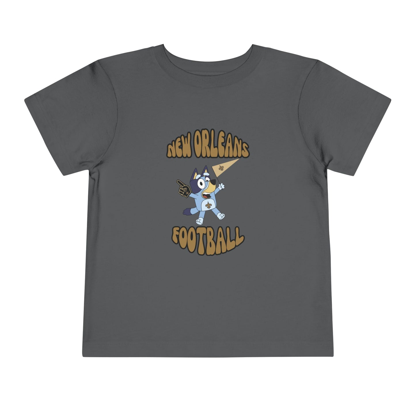 Toddler Bluey New Orleans Saints Football T-Shirt