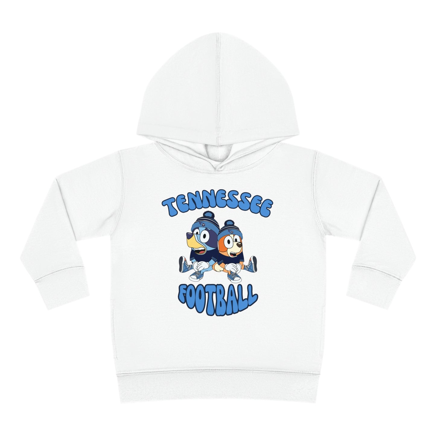 Toddler Bluey & Bingo Design Titans Football - Inspired Pullover Fleece Hoodie