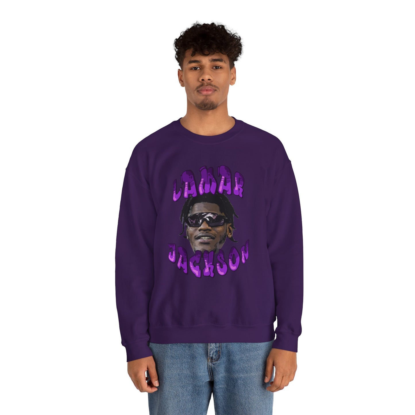 Lamar Jackson Comic Book Design Sweatshirt