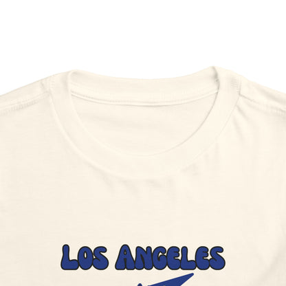 Toddler Bluey Design Las Angeles Rams Football -Inspired T-Shirt